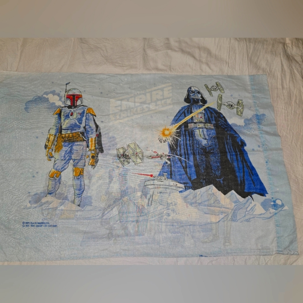 Vintage 1979 Star Wars Empire Strikes Back Pillowcase
